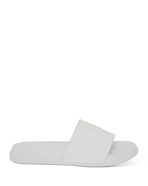 Alexander Mcqueen Logo Slide Sandal In White