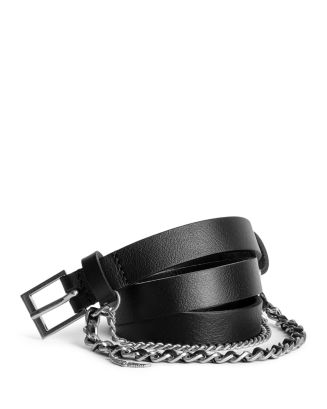 Zara Men's Basic Leather Belt