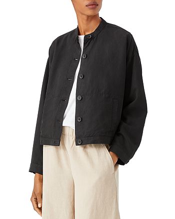 Eileen Fisher - Mandarin Collar Jacket