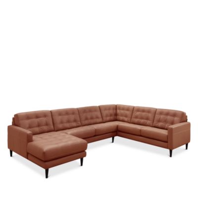 Massimo 3-Piece Leather Sectional