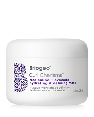 BRIOGEO CURL CHARISMA RICE AMINO + AVOCADO HYDRATING & DEFINING MASK 8 OZ.,300056818