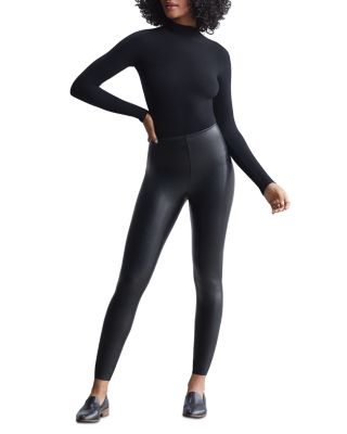 Ballet Mockneck Long Sleeve Thong Bodysuit