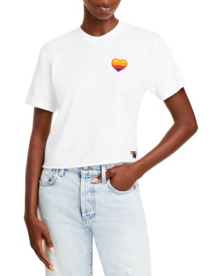 Aviator Nation Heart Boyfriend Cropped 