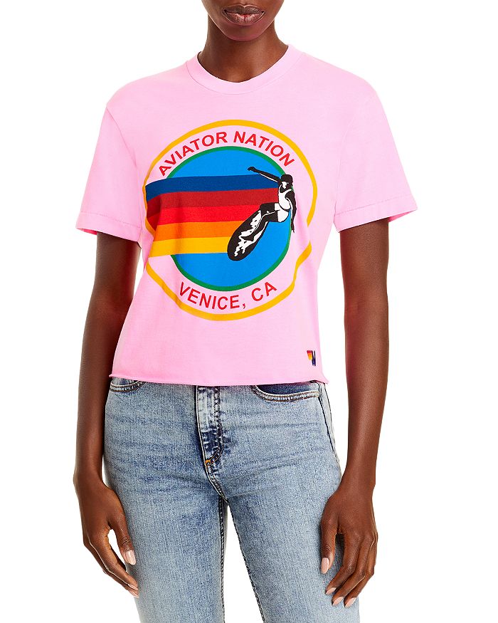 Aviator Nation Logo Graphic Tee - 100% Exclusive | Bloomingdale's