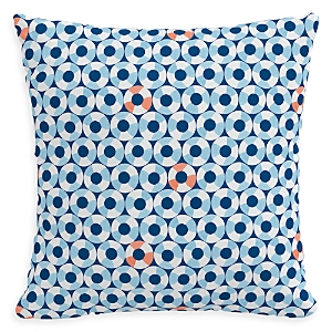 Cloth & Company The Pool Floats Outdoor Pillow, 18 X 18 In Blue