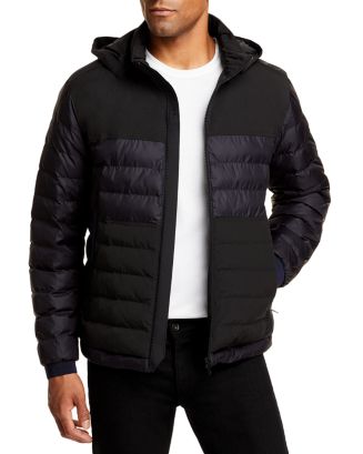 Z Zegna Quilted Removable Hood Full Zip Puffer Jacket | Bloomingdale's