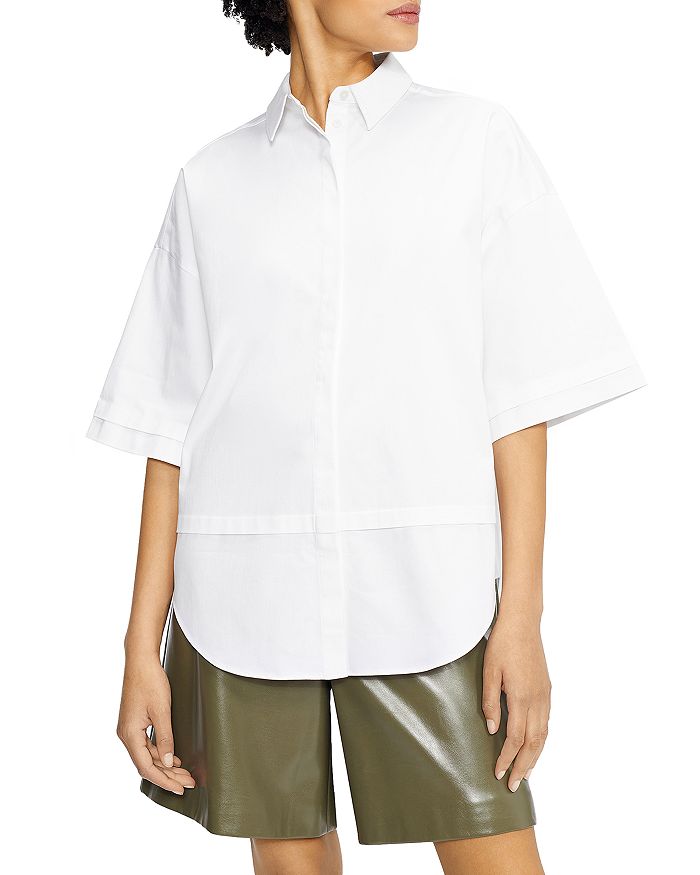 Ted Baker Oversized Button Up Shirt | Bloomingdale's