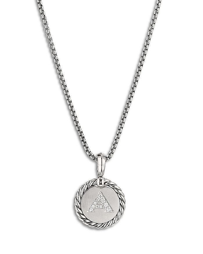 David Yurman - Sterling Silver Cable Collectibles Initial Charm
