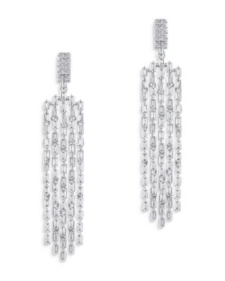 diamond drop earrings fake