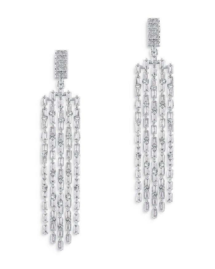 Bloomingdale's - Diamond Fringe Drop Earrings in 14K White Gold, 2.0 ct. t.w. - 100% Exclusive