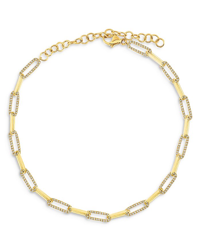 Bloomingdale's Diamond Link Bracelet in 14K Yellow Gold, 0.50 ct. t.w