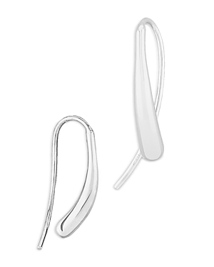 Photos - Earrings Bloomingdale's Wire Drop  in 14K White Gold - 100 Exclusive 21-318