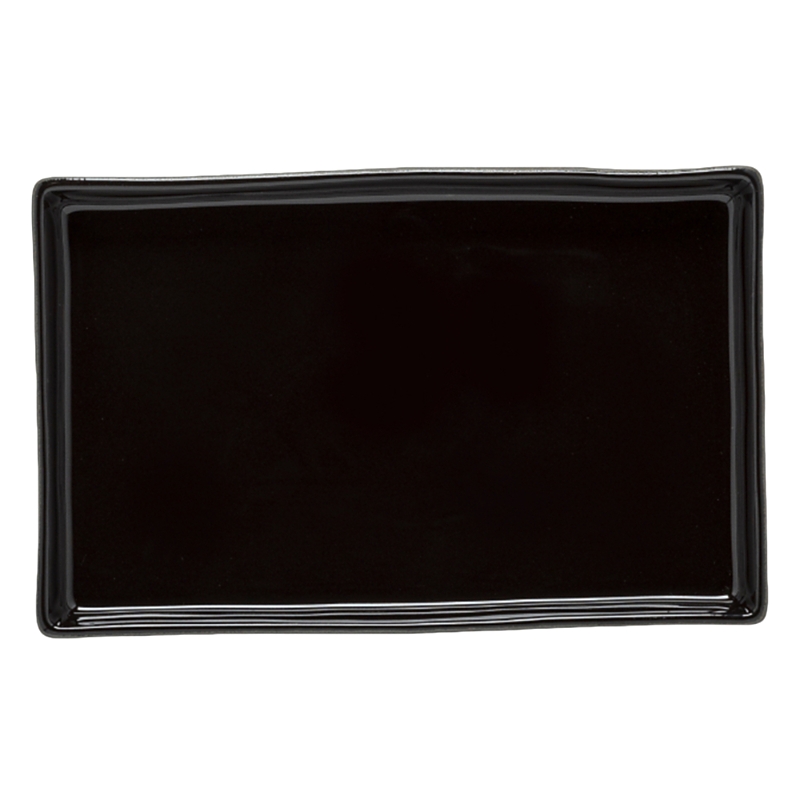 Costa Nova Lagoa Eco Gris Rectangular Tray In Black