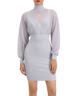 knee length dresses for ladies MUGLER Corset Illusion Dress main image 0