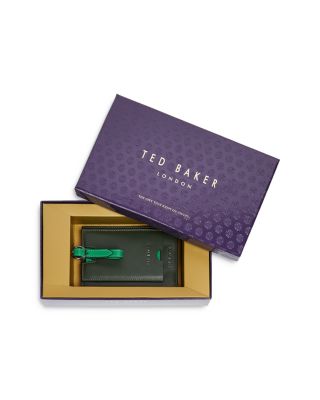 Ted baker luggage tag and passport holder online