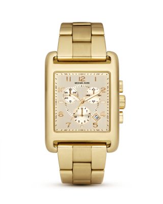 Michael Kors women’s tank watch Michael Kors Emery Gold Plated Ladies Tank Watch  main image 4