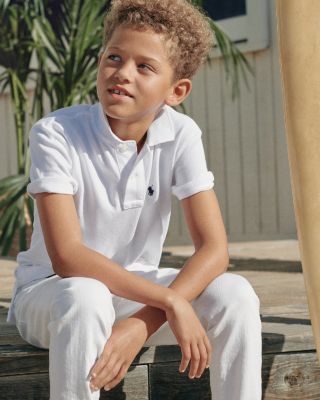 Boys' Solid Mesh Polo - Big Kid