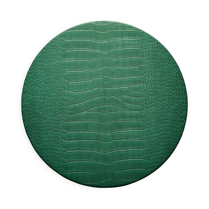 Kim Seybert Croco Placemat In Emerald