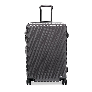 Tumi International Expandable 19 Degree Large Polycarbonate Suitcase In Iron