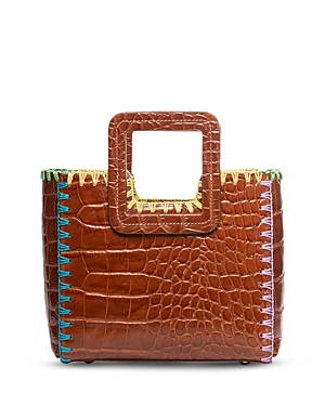 Staud Shirley Mini Embossed Leather Handbag