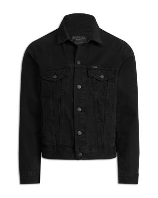 ralph lauren black jean jacket