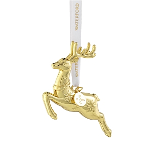 Waterford Reindeer Golden Ornament