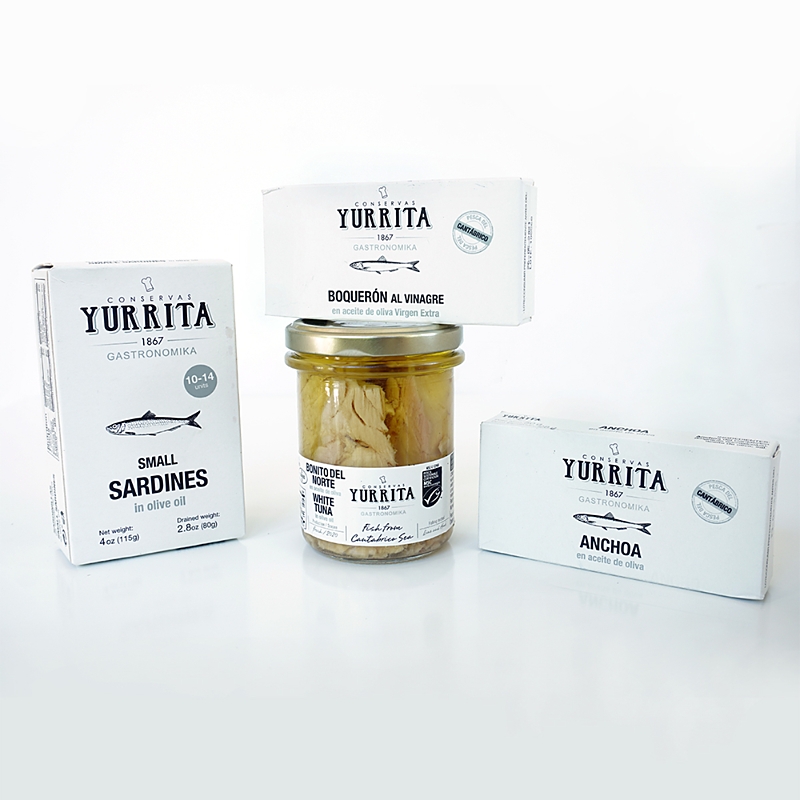 Solex Catsmo Spanish Preserved Yurrita Seafood Tasting
