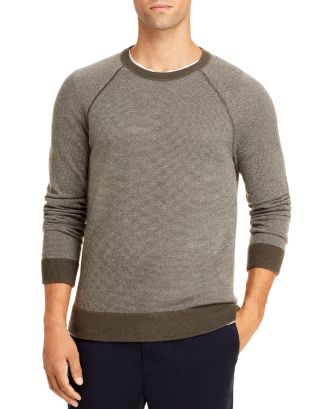 Vince Wool & Cashmere Birdseye Slim Fit Crewneck Sweater | Bloomingdale's