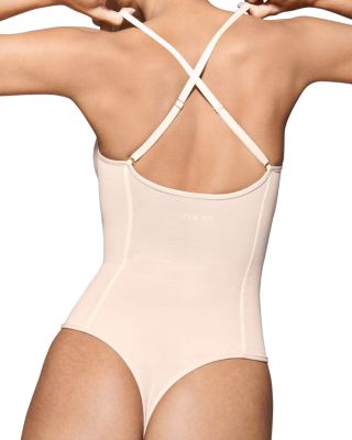 m6 All Mesh Shape Thong Bodysuit