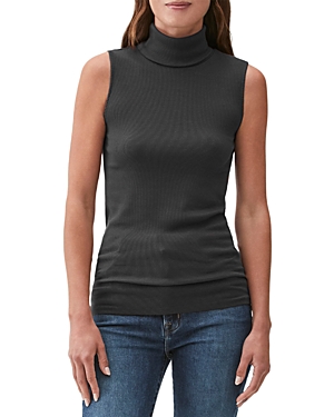 Michael Stars Hillary Sleeveless Turtleneck In Oxide