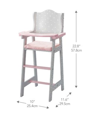 Olivia's Little World, Baby Doll High Chair - Ages 3+