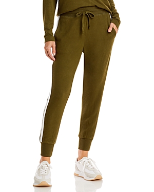 Aqua Athletic Side Stripe Knit Sweatpants - 100% Exclusive In Olive