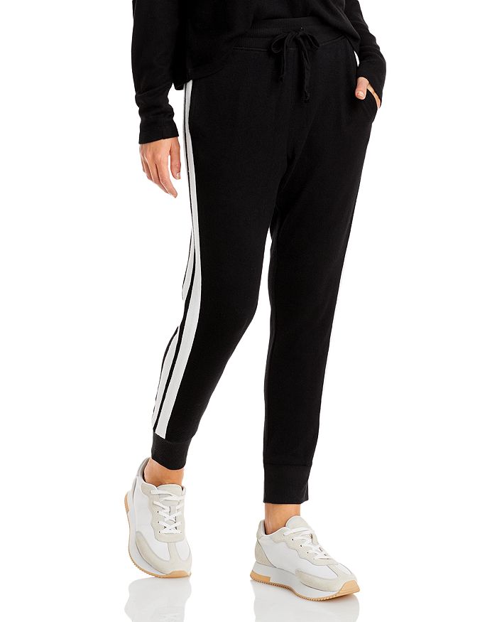 Nike Swoosh Pull On Sweatpants Mens XL Black Straight Leg Side Stripe  Activewear