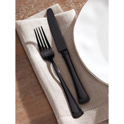 Portola 20-Piece Black Mirror Flatware Set