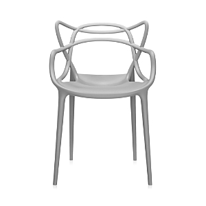 Shop Kartell Masters Dining Chair, Set Of 2 In Gray