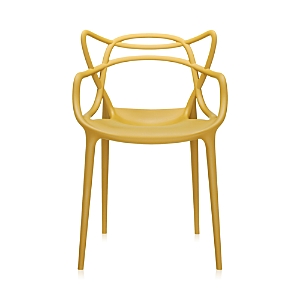 Shop Kartell Masters Dining Chair, Set Of 2 In Mustard