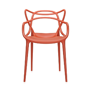 Shop Kartell Masters Dining Chair, Set Of 2 In Rust