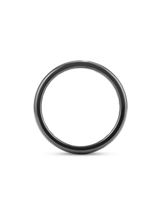 Men's Black Titanium 6mm Classic Band