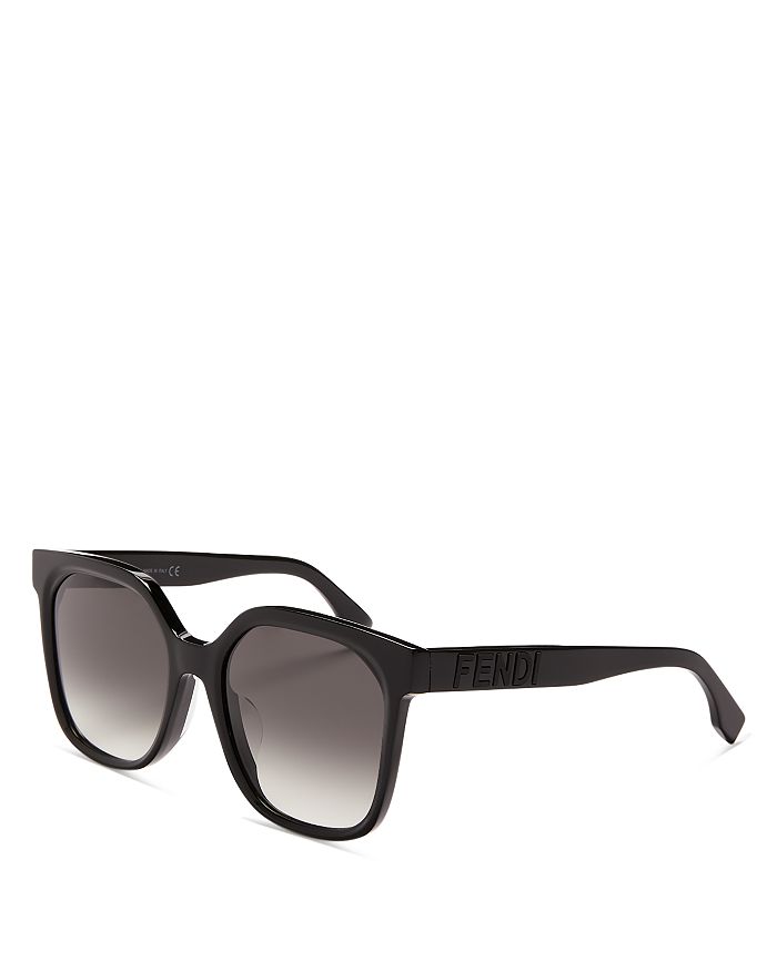 Fendi Square Sunglasses Black Fe40007i