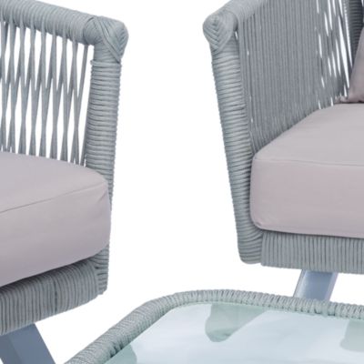 Belmi 4-Piece Outdoor Rope Living Set