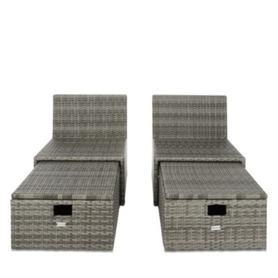 Pramla Outdoor Sette with Ottoman