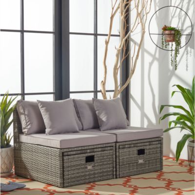 Pramla Outdoor Sette with Ottoman