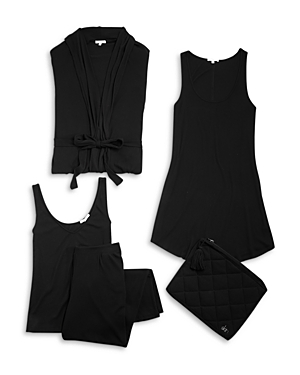 Skin 4-Piece Travel Sleepwear Set Skin 4-Piece Travel Sleepwear Set