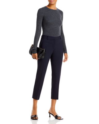 Treeca Wool-Blend Cropped Pants