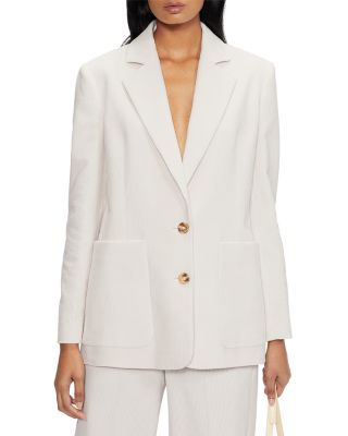white tailored jacket