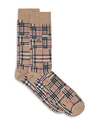 Burberry Patchwork Check Socks | Bloomingdale's