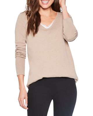 nic and zoe vital v neck sweater