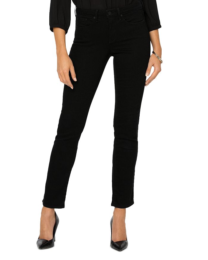 Sheri Slim Jeans in Black Bloomingdales Women Clothing Jeans Slim Jeans 