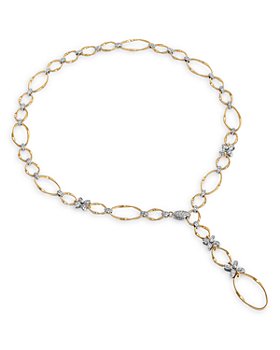 Marco Bicego Jaipur Link 18K Yellow Gold Oval Link Convertible Lariat Necklace, 18