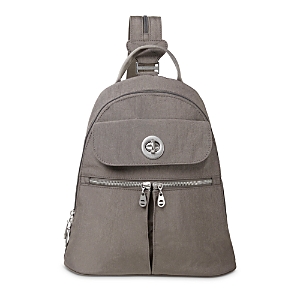 Shop Baggallini Naples Convertible Backpack In Sterling Shimmer